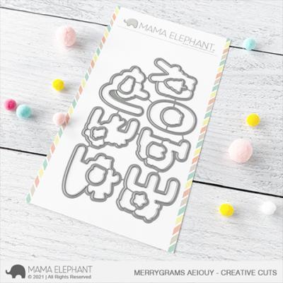 Mama Elephant Creative Cuts - Merrygrams Aeiouy